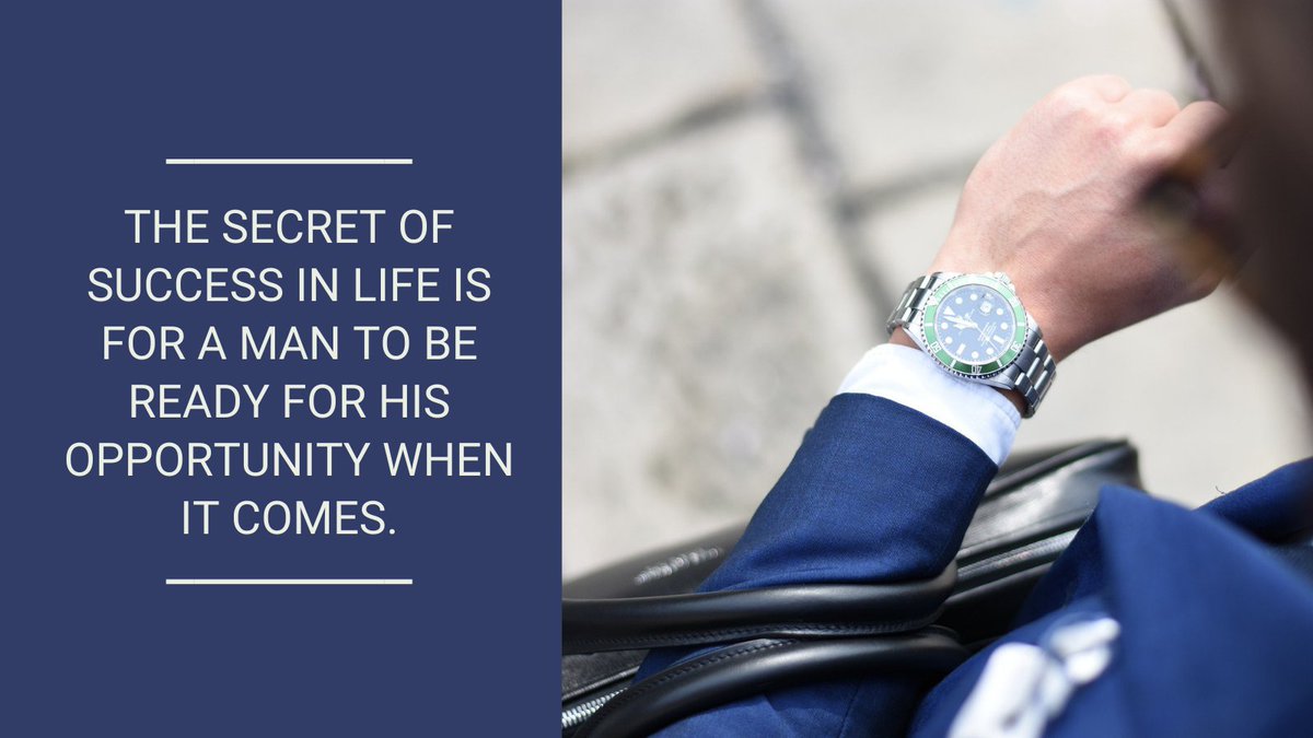The secret of success in life is for a man to be ready for his opportunity when it comes.

#crypto #bitcoin #cryptocurrency #blockchain #btc #ethereum  #investment #bitcoins #investing #invest #cryptonews #Ethereum