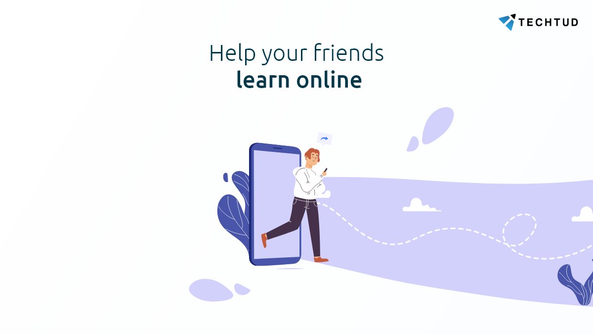 techtudlms's tweet photo. Refer your friends to Techtud!

Help them enhance their skills and earn rewards for your efforts.

Visit https://t.co/NCSHv2fTDE for more information.

#elearning #onlineeducation #students #teachers #referral https://t.co/E7lPzlrxqW