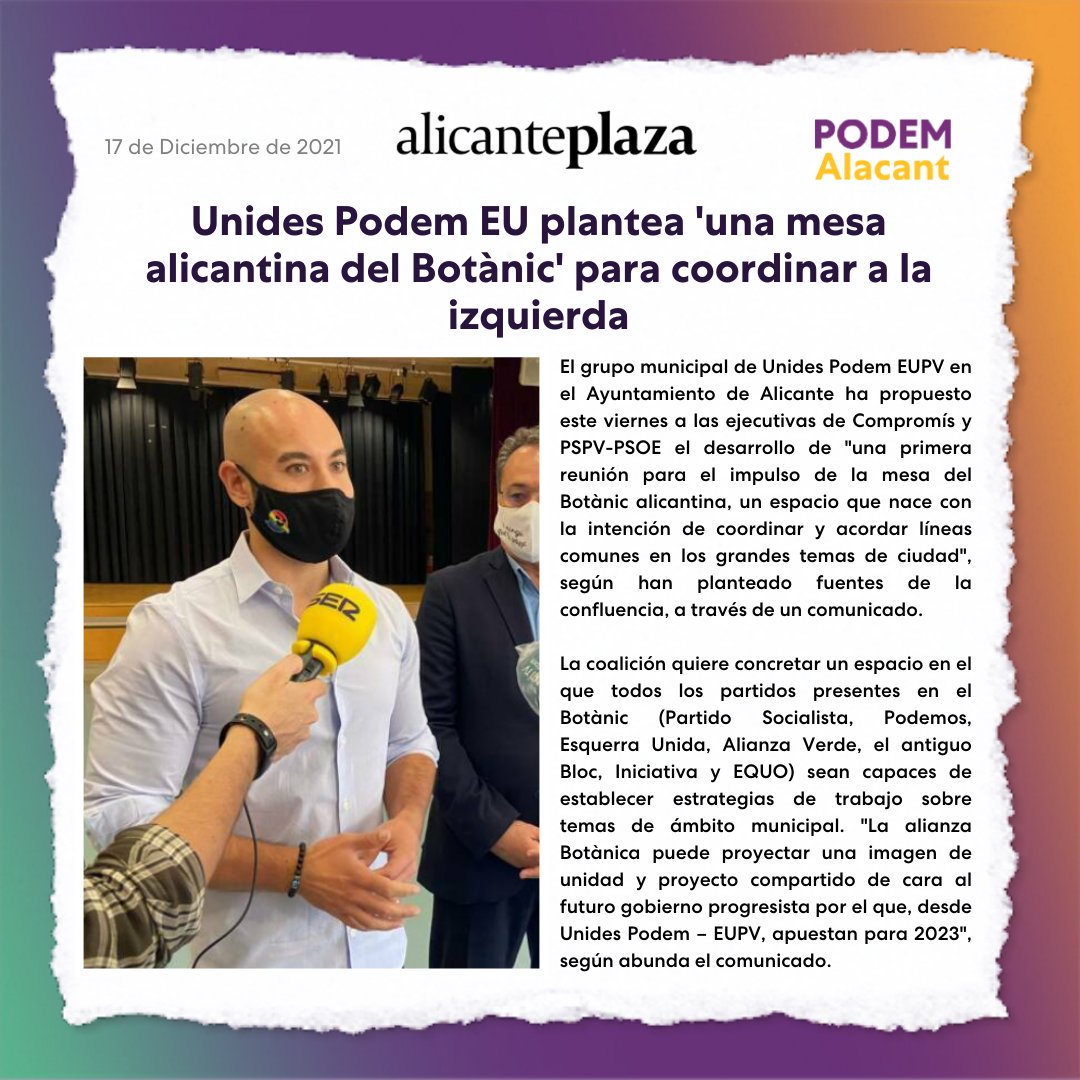 podemalacant's tweet photo. ⚠️La ciudadanía apremia a consolidar la unidad de la izquierda para evitar un acuerdo de PP con la ultraderecha.

👉Necesitamos concretar un espacio en el que los partidos presentes en el Botànic establezcan estrategias de trabajo de ámbito municipal

https://t.co/zj5EesAfPm https://t.co/9JG2yHG6aM