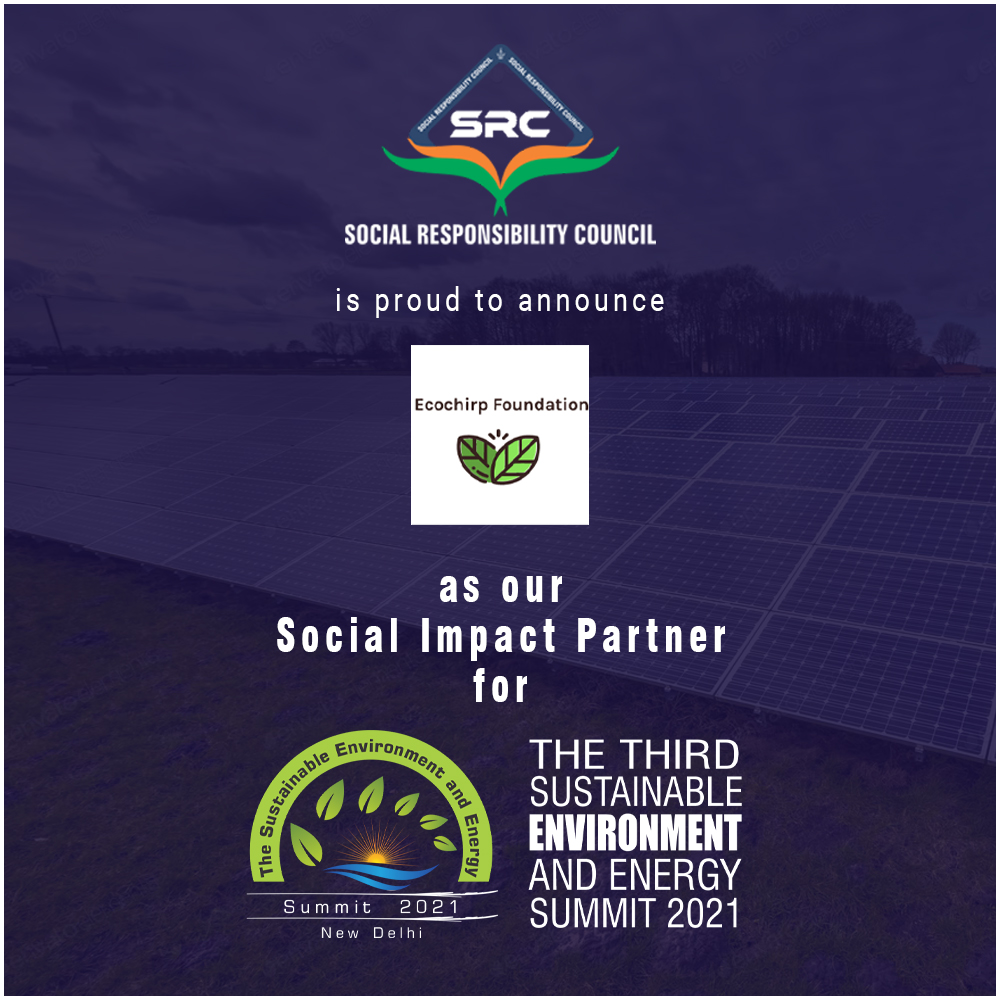 Srcdelhi's tweet photo. 3rd SEE summit touches a new high as SRC and ECOCHIRP come together. A giant leap towards the goal of a sustainable #environment.
#EnergyEfficiency #SDGs #src https://t.co/egv0beHI4H
