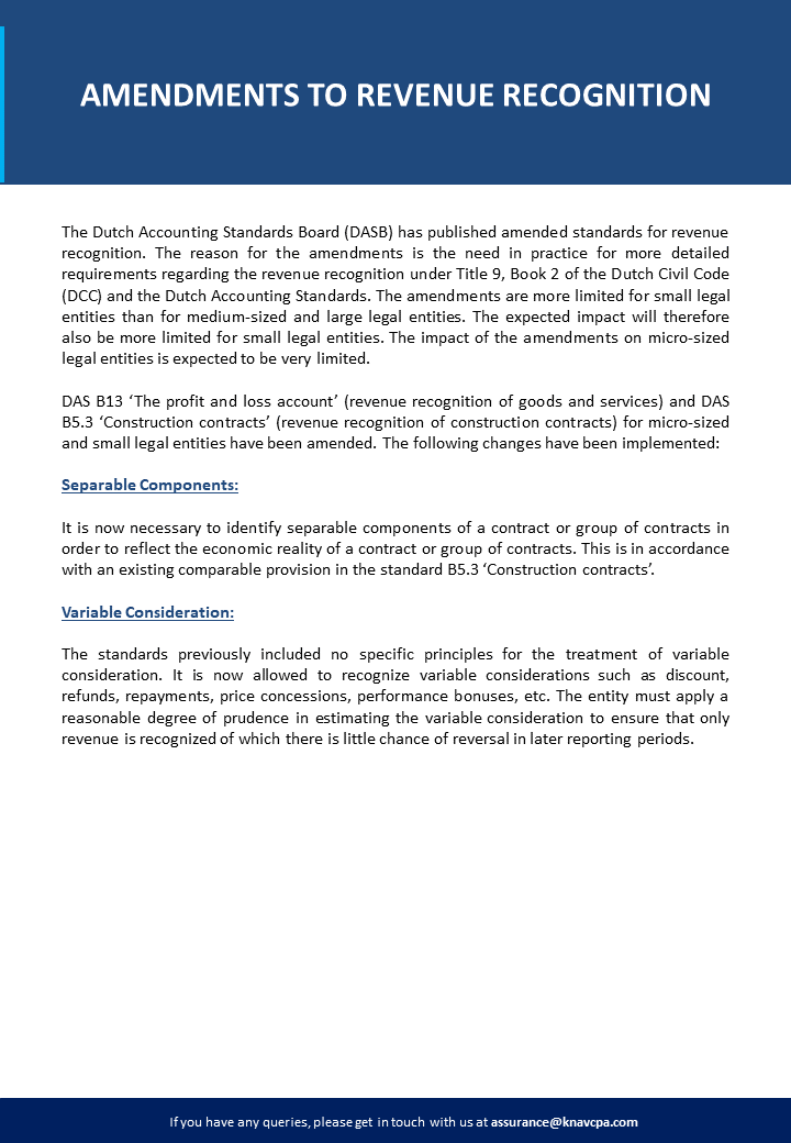 KNAVGlobal's tweet photo. Amendments To Revenue Recognition
#revenue #recognitions #dasb #legalentities #assurance #knavnetherlands #knav https://t.co/N52sulzho0