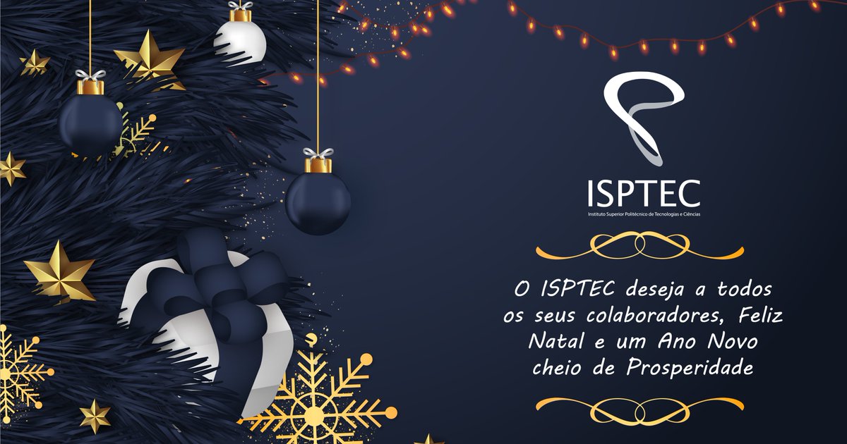 IsptecA's tweet photo. Boas Festas! https://t.co/4toYPoLwAx