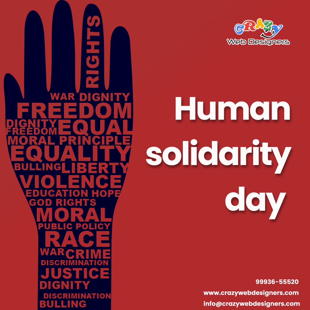 CrazyWebD's tweet image. 20 दिसंबर को हर साल विश्व मानव एकता दिवस के रूप में मनाया जाता है।

#humanity #anticapitalism #unionstrong #solidaridad #anarchism #union #stayhome #nojusticenopeace #InternationalHumanSolidarityDay #giveback #SolidarityForever #Solidarity #InternationalHumanSolidarityDay2021