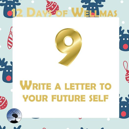 ReDISCOVPeakers's tweet photo. #PeakersLighttheHolidays #12DaysofWellmas We've all gained support and wisdom in #MPC so let's put it to use and write ourselves a letter!
What does future-you need to hear? Maybe it's hopes for where you are or for where you're not, words of advice, kindness or reflections. https://t.co/KArPYMdrWI