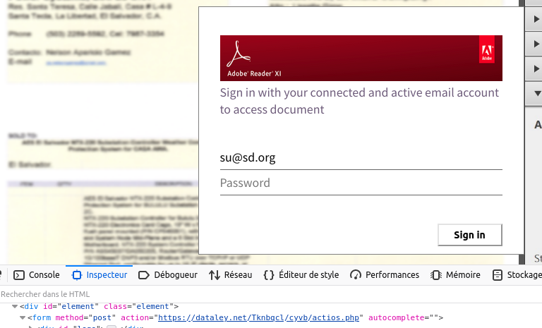 yvesago's tweet photo. #phsihing vi attached html file POST to #opendir s://dataley.net/Tknbqcl/cyvb/ ping @malwrhunterteam @PhishStats https://t.co/Fmg8flU9og