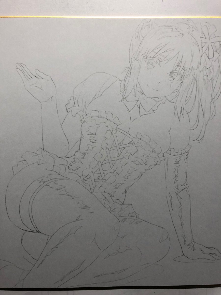 色紙(下書き)追加5枚。
○ほのえり色紙
○かよちん
○聖良姉様 
