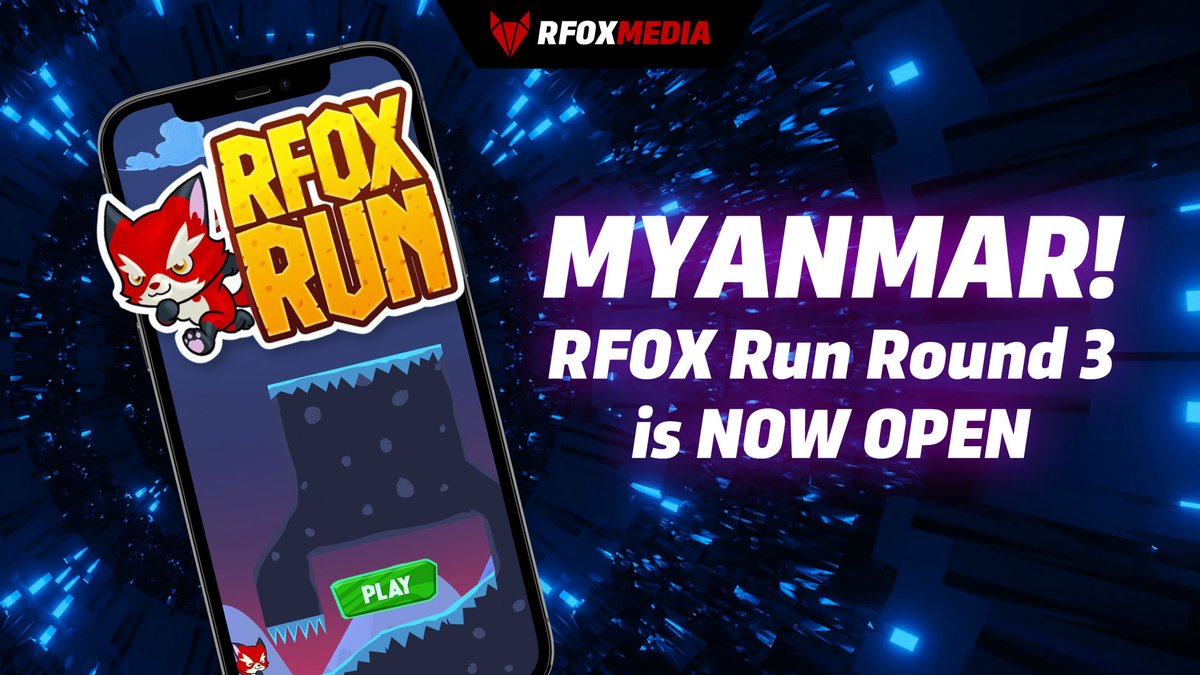 RFOX_MEDIA's tweet photo. #Myanmar๐ฒ๐ฒ! Are you ready to have fun without spending a cent?
The world's first Play-To-Eat game is back! #RFOXRun Round 3 is NOW OPEN! ๐ฆ
#PlayToEat https://t.co/P87kNddU97