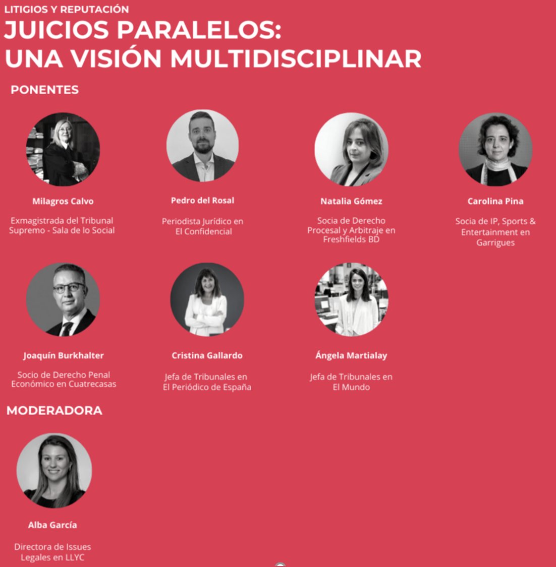 LLYC_Global's tweet photo. ¿Es compatible el #derechoalainformación con la presunción de inocencia? ➡️El área de #IssuesLegalesLLYC celebró una jornada de debate sobre los #juiciosparalelos con ponentes de excepción del mundo jurídico y periodístico.
Aquí puedes volver a verlo 📽️ https://t.co/HigQwgNdfh https://t.co/VlVYJ1KHH8