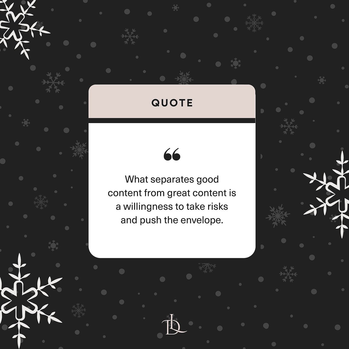 lunax_digital's tweet photo. Day 20. 

Marketing is all about creating content that stands out. This means that sometimes you have to go beyond what is considered the 'norm' and do something that is different i.e. making a risky decision. https://t.co/jI3nf9BUzB
