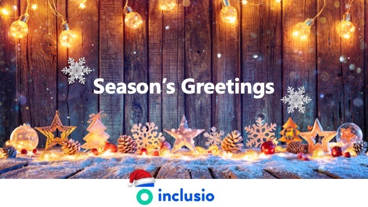 inclusio_io's tweet photo. One year old this month AND the holiday season is upon us!
Huge thank you to our investors, partners, and clients for working with us to build inclusio and deliver on our mission of Making Difference Count. 
Looking forward to an exciting New Year ahead!
#MAKINGDIFFERENCECOUNT https://t.co/yMExnFd0eg