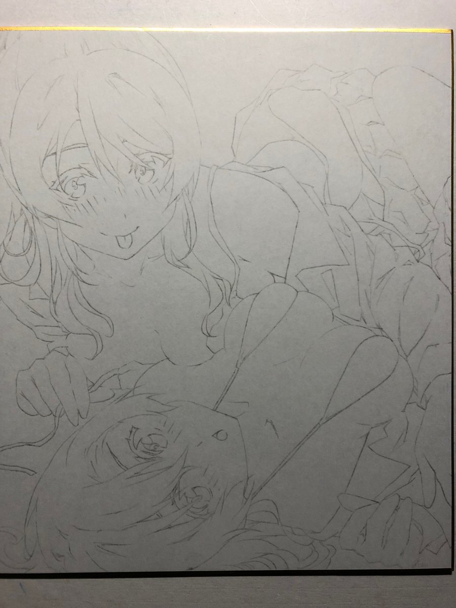 色紙(下書き)追加5枚。
○ほのえり色紙
○かよちん
○聖良姉様 