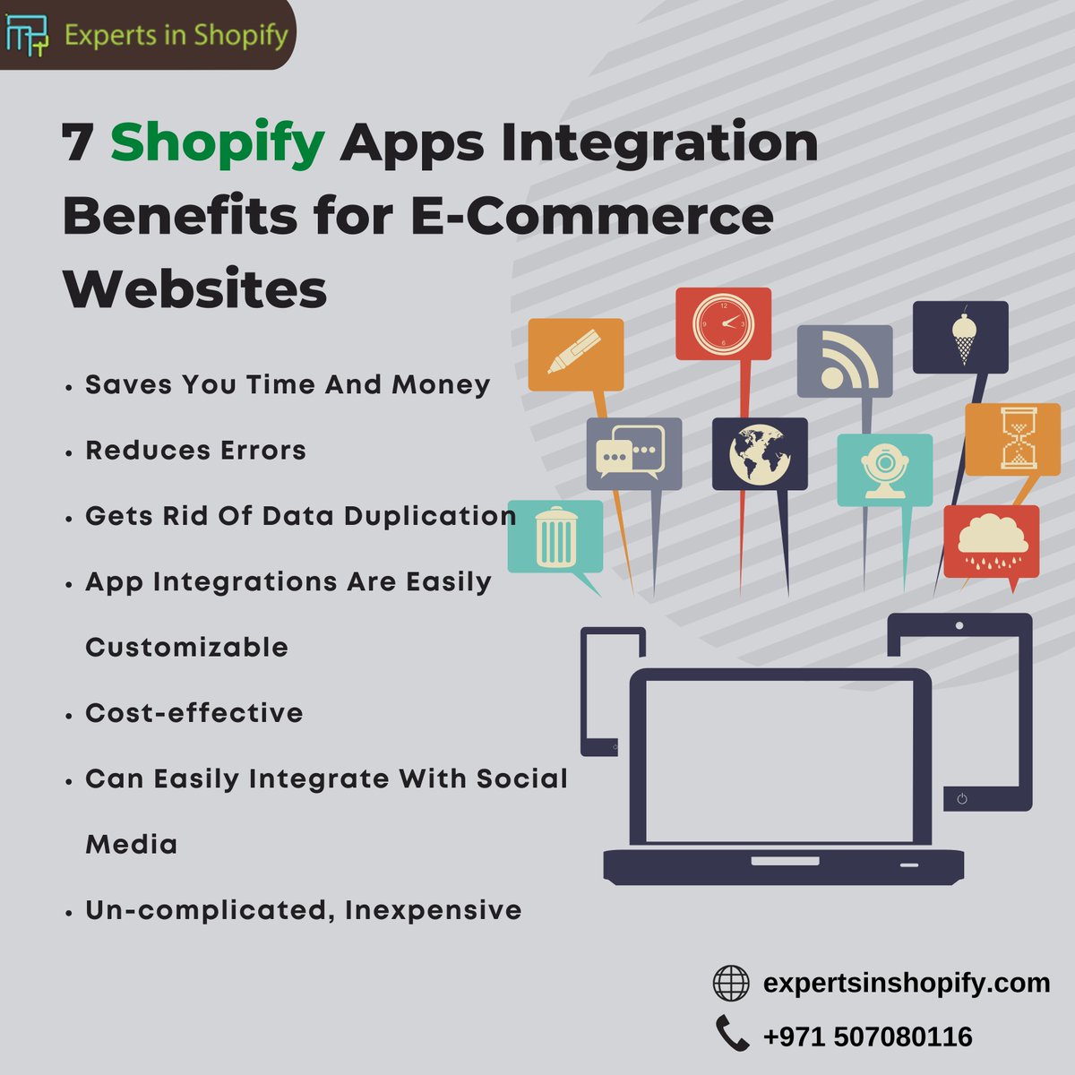ShopifyExpertzs's tweet image. The process of getting data from one app to the other is app integration. Through this method, the seller can easily add some extra functionalities and features to the store.

expertsinshopify.com
+971 507080116 

#ShopifyApp #ShopifyAppIntegration  #shopify #UAE #Dubai
