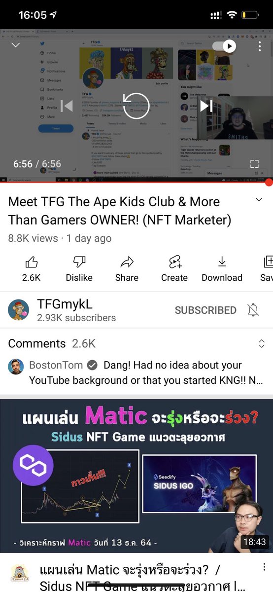 MSahasavat's tweet photo. @TFGmykL @NFTMTG After this end, i just brought my first ape kid nft. It’s super cool 😎 https://t.co/69Jrqbh0dd