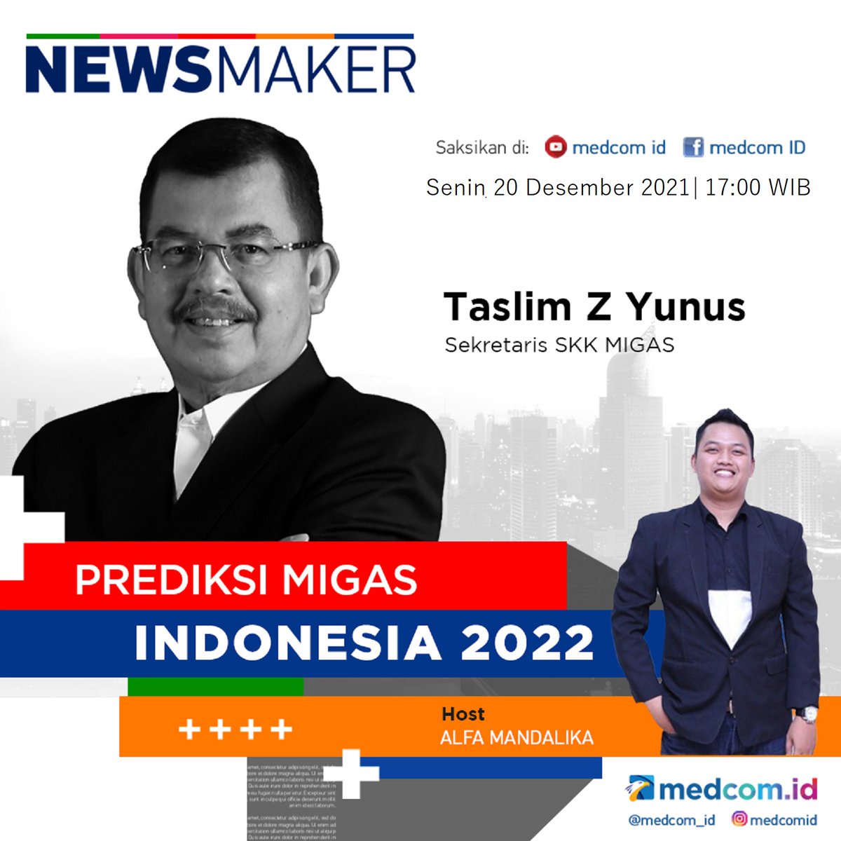 Ketersediaan MIGAS dan infrastruktur MIGAS sangat menentukan kelancaran pergerakan kegiatan perekonomian.

Seperti apa pencapaian MIGAS Indonesia pada tahun ini? dan bagaimana pada tahun 2022 nanti?

Saksikan wawancara selengkapnya di link bit.ly/3e64GAU

#Newsmaker
