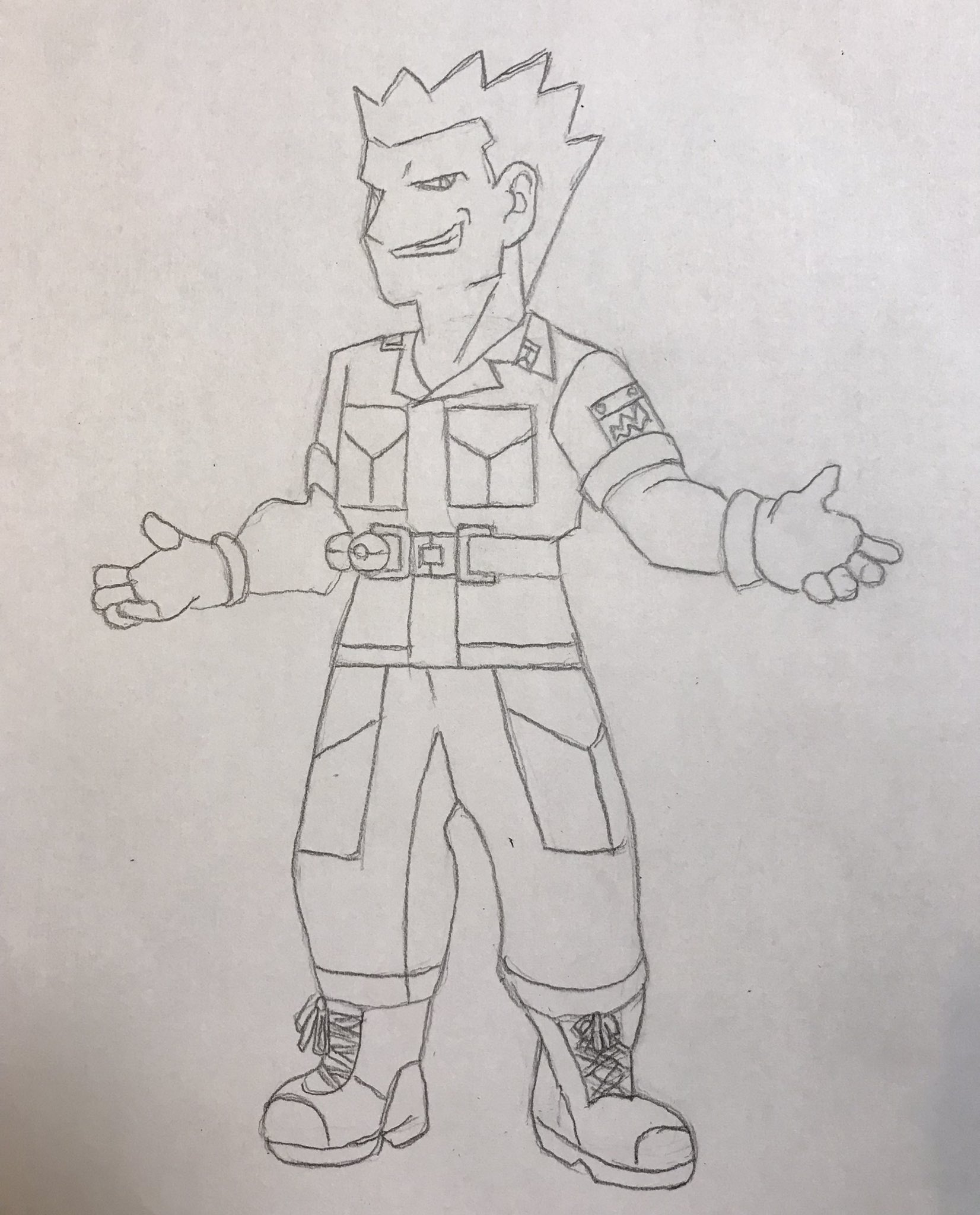 Shun ポケモンのマチスを描きました 超強い技マシンの10万ボルトをくれるマチスさんマジ神 ポケモン マチス 落書き好きさんと繋がりたい 模写イラスト T Co Duacgqhzb5 Twitter