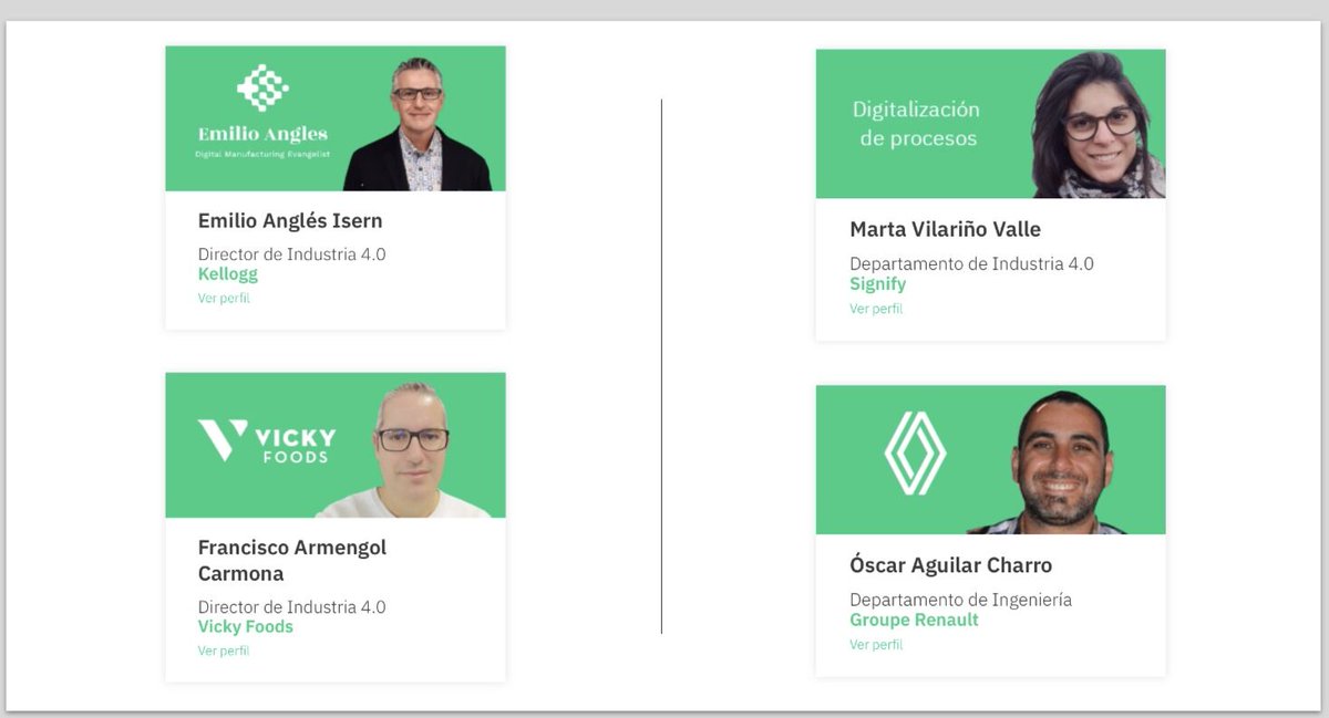 Conoce a estos excepcionales colaboradores de Atlas para la era de la automatización:
<a href="/EmilioAngles/">emilio.angles</a> de <a href="/SpecialK_ES/">Special K España</a>, <a href="/Martitapower/">Marta Vilariño</a>  de <a href="/SignifyEspana/">Signify España</a>, Francisco Armengol de <a href="/vickyfoods/">Vicky Foods</a> y <a href="/osagcha/">Oscar Aguilar</a> de <a href="/renault_esp/">Renault España</a>