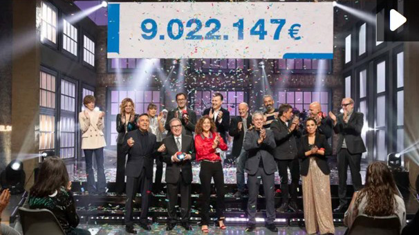 hospitalclinic's tweet photo. 🎉 La #LaMaratóTV3 ha recollit 9.022.147 € que es destinaran a la investigació en la salut mental.

Moltes gràcies per la vostra solidaritat! La investigació dona vida!

#TrencaElMur @la_marato https://t.co/3mmMkXwDiB