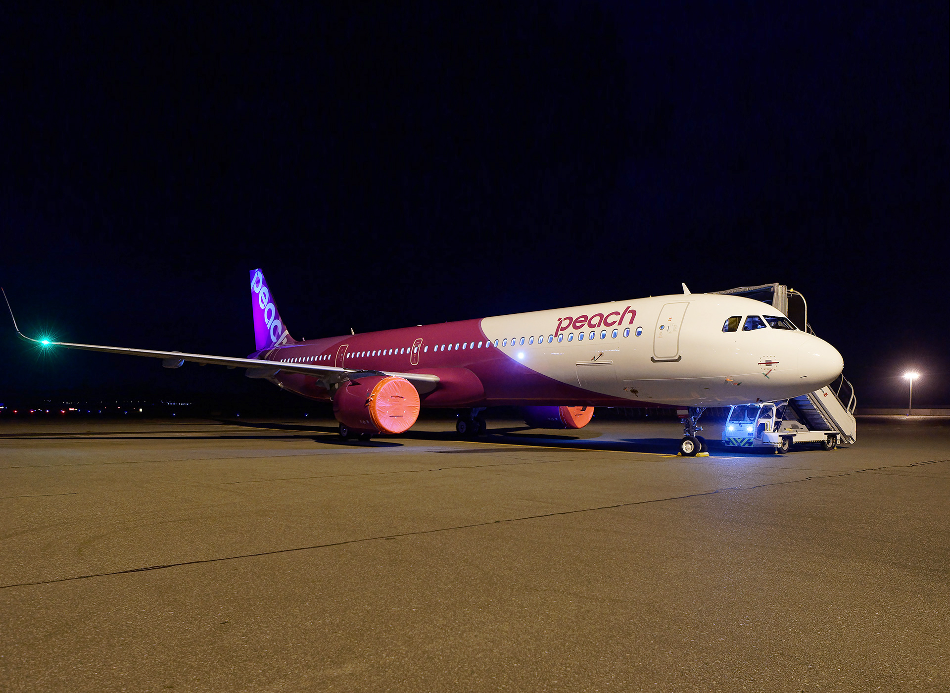 peach AIRBUS A321LR モデル Peachオリジナル 1:200 A321LR スケールモデル - Peach公式