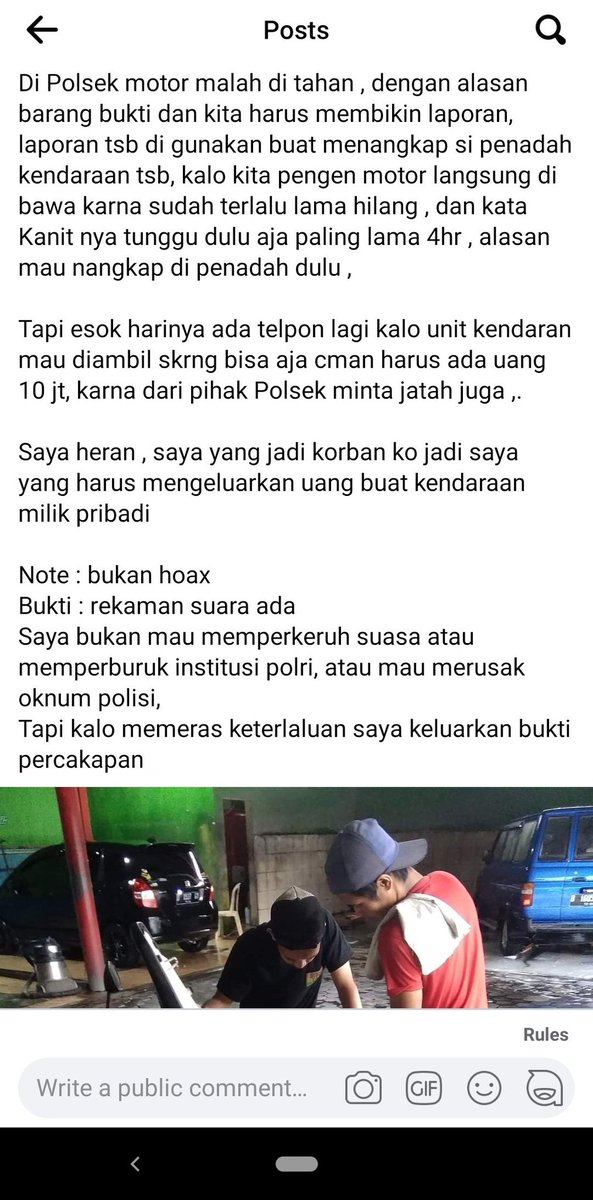 Itu barang bukti apa barang gadai, Ndan? Pake ditebus segala