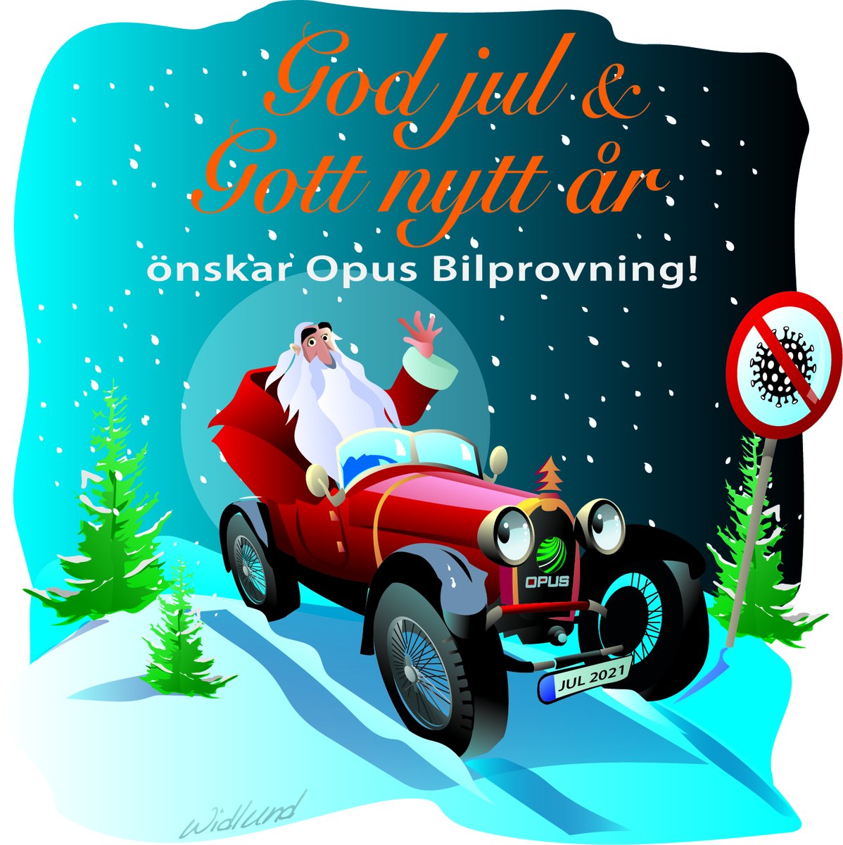Vi på Opus Bilprovning vill önska er alla en riktigt God Jul &amp; Gott Nytt År! 🎅

PS. Kör försiktigt https://t.co/WLNjYNPJxI