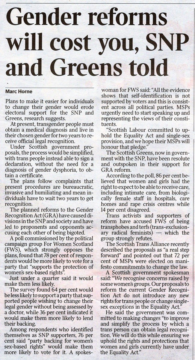 ukunionvoice's tweet photo. Who'd have thunk it #3?
"#GenderReforms will cost you, @theSNP and @ScottishGreens told"
🇬🇧
https://t.co/JyfAO8qXSH https://t.co/usNkjIeUjk