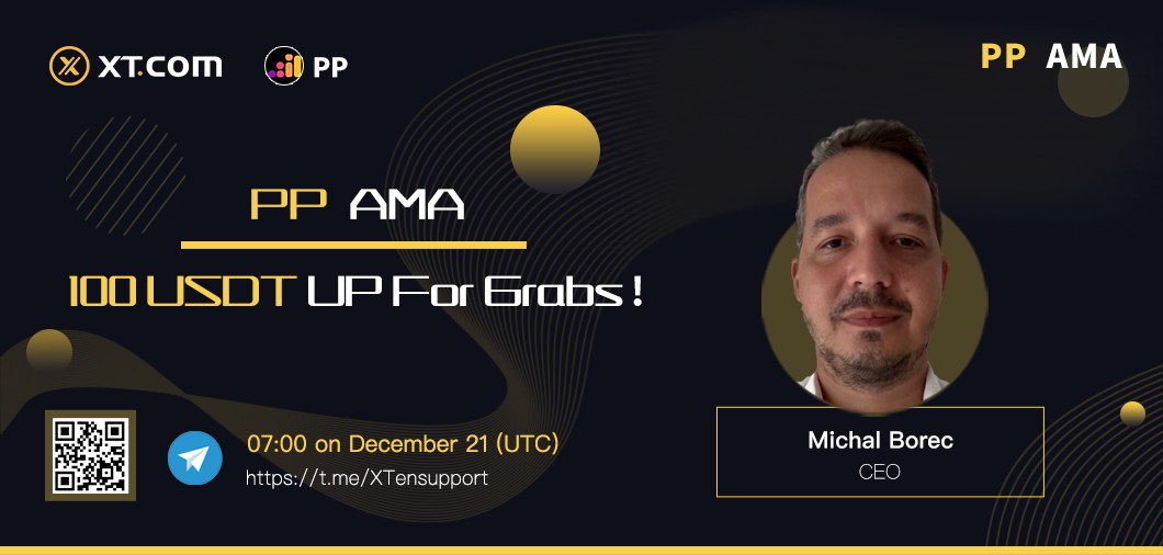 PensionPlanFin's tweet photo. Please, come and join our Pension Plan AMA on XT Telegram group 07:00 UTC on December 2021.

We have some good news for holders and there is an opportunity to win 100 USDT. https://t.co/9sUVfeTakY