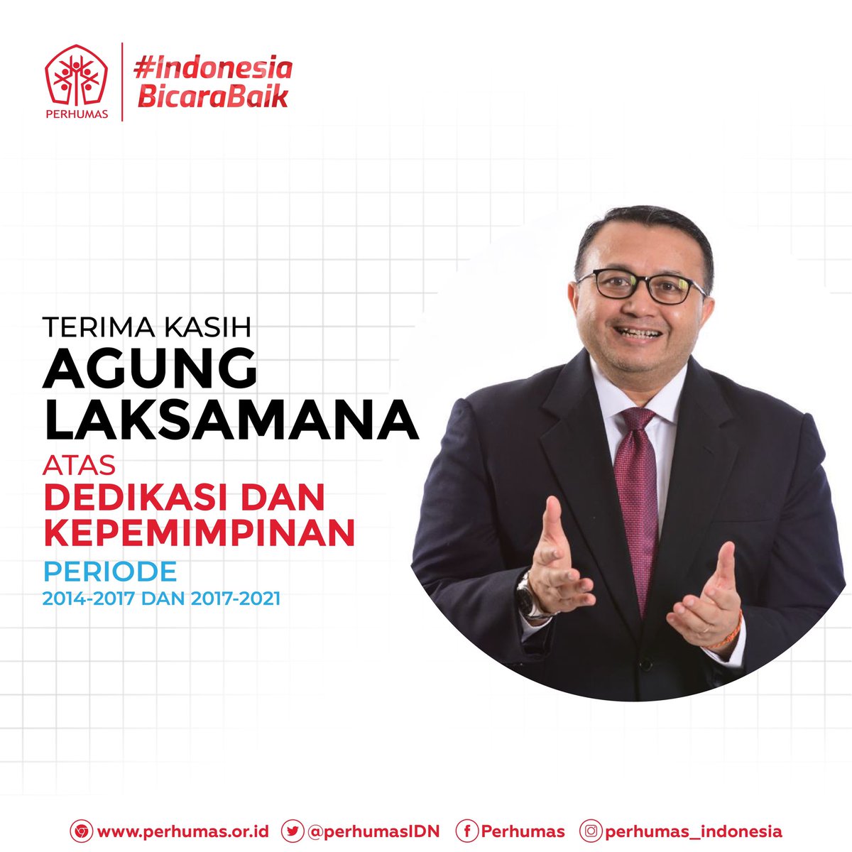 ADOPT, ADAPT, ADEPT! mantra yg digaungkan beliau agar praktisi humas terus mengadopsi inovasi, beradaptasi dengan kreativitas, sehingga menjadi mahir dalam bidangnya.

Terima kasih atas dedikasi &amp; kepemimpinannya. Sukses selalu🙏🏻😊
Hari ini, esok, &amp; selamanya #IndonesiaBicaraBaik