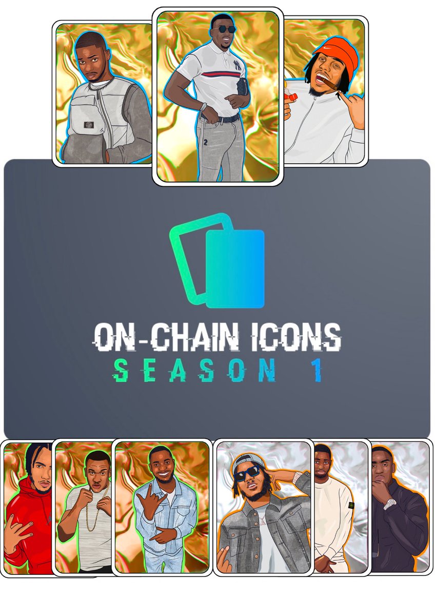 OnChainIcons's tweet photo. 🔥Here is Our Season 1 preview! 
Drop Date: 24/12/2021🔥

Get your hands on either a bronze, Silver or Gold card first by entering our giveaway on our group page!🎁
https://t.co/GSZItY2JzQ

OpenSea: https://t.co/46h91UqG9g 

#nft #nftart  #nftcommunity #nftcollectibles #nftdrop https://t.co/fX3NQ0HZvw