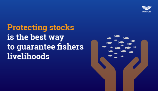 MINOUW2015's tweet photo. To protect long-term livelihoods, fishers need to adopt #selective measures. 

As @VSinkevicius has stated, overfishing could see 1 in 5 jobs in fisheries disappear by 2025. Effective actions to protect stocks are the only way to guarantee a sustainable future for fisheries. https://t.co/Gj5N4GntGd