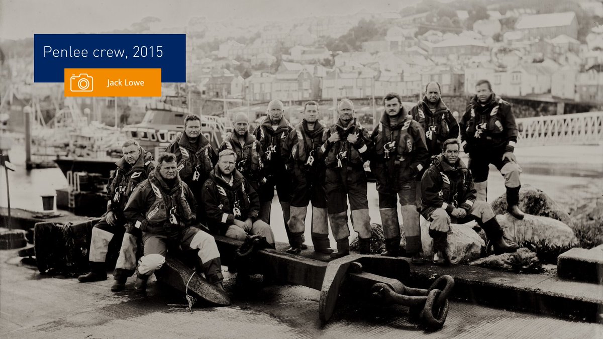 RNLI's tweet photo. “It is important that we continue to recognise &amp; remember the sacrifice made by the crew of the Solomon Browne, who gave everything to help others in need. They didn’t give up &amp; their story, their memory should be kept alive” (Patch Harvey, current Penlee Coxswain). https://t.co/uqA39gc61Y