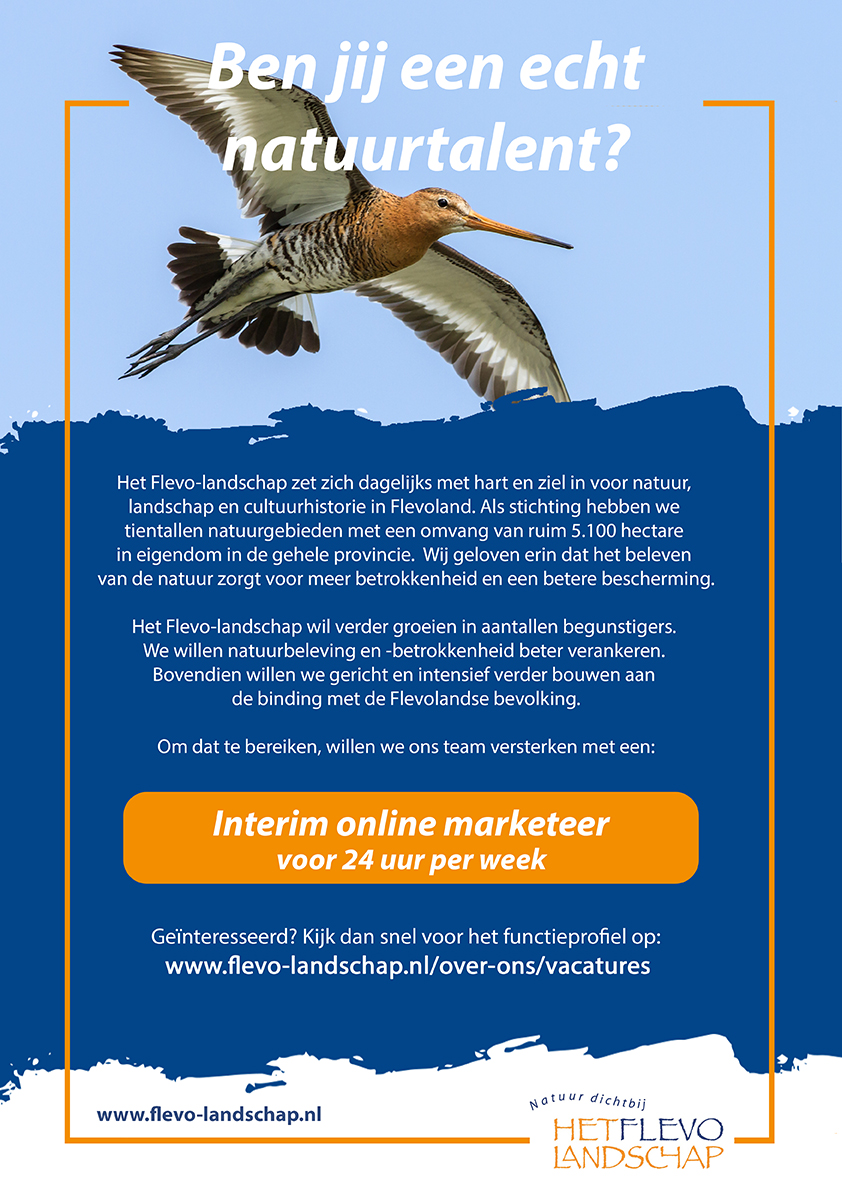 flevolandschap's tweet photo. We zoeken een nieuwe collega! Iets voor jou? Kijk dan snel op https://t.co/C5epeCab5G https://t.co/cguuTKJQF1