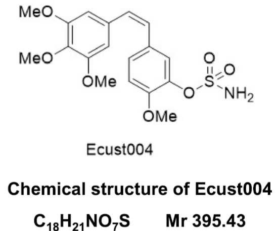 RBResearchTeam's tweet image. Ecust004 is a potential drug optimized from structure-activity relationship studies of the sulfamate derivatives of Erianin and CA4, which has strong antiproliferative activity on breast cancer cells at low nanomolar, 20 nM.
Source: doi.org/10.2147/DDDT.S…
Shared by: Khairun