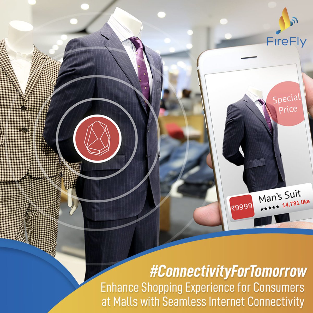 WiFiatFNL's tweet photo. Multi brand retail outlets can ensure enhanced shopping experience for consumers at their store with seamless WiFi connectivity. Not only can consumers know about latest products and offers but also shop at their convenience without having to wait in line for long. https://t.co/R8UCOT4leg