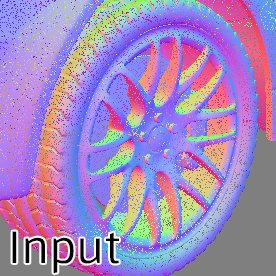 Thomas_ensc's tweet image. Can neural nets fill point cloud holes in screen space effectively?🤔I think they can! The input data lacks 15% of the visible points and is filtered by a 7x7 convnet based on normals and depth only at the moment. It should run in real time. 1/3🧵