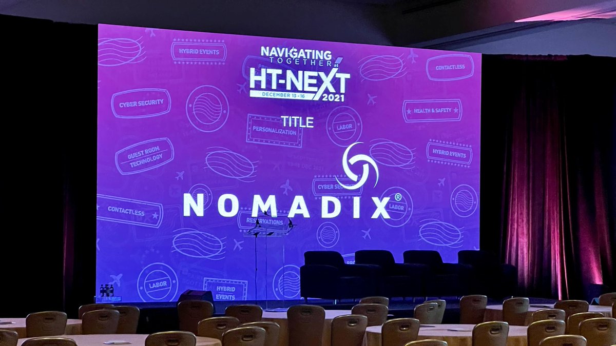 nomadixinc's tweet photo. Thank you for the support of our customers & partners at @htmagazine #HTNext last week, where we were title sponsor. It's been a pleasure to meet face to face again.
#hospitalitytechnology #hoteltechnology #hoteltech #hotelmanagement #guestexperience #internetgateways #hotelwifi https://t.co/mF42KoHP0P