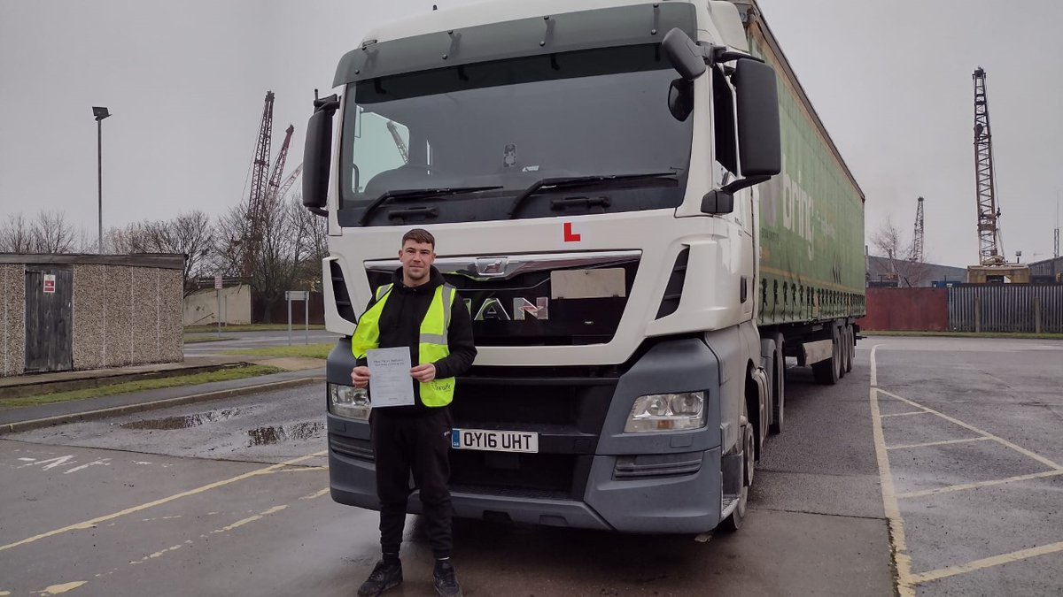 TransafeTrain's tweet photo. Congratulations Callum Jolland for passing your CAT C+E first time!! Brilliant results well done π₯³πππ
A big shout out to our driver trainers π₯³
#newlicence #firsttimepass #HGVdriver #LGVdriver https://t.co/a4ryrIZOhH