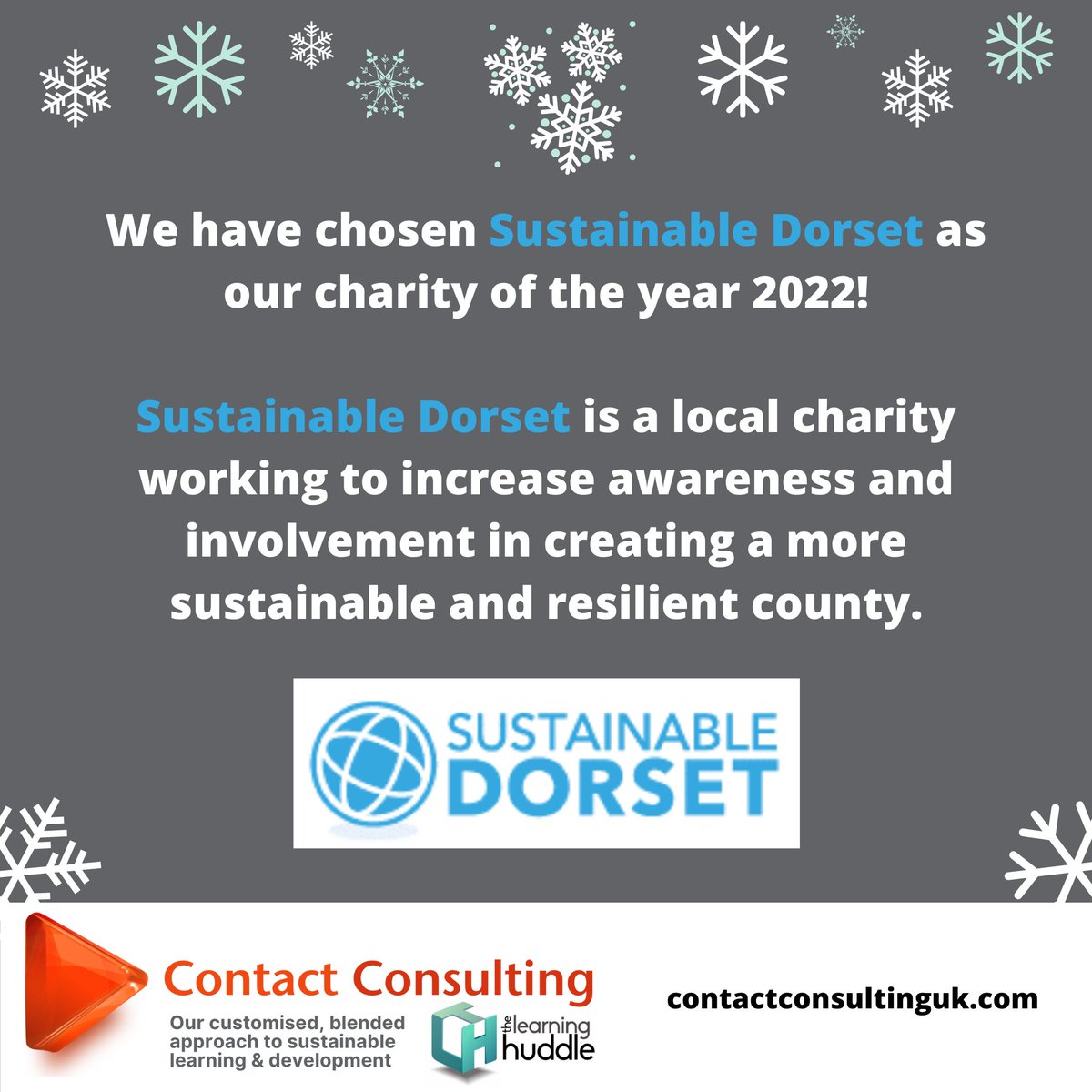 ContactUK's tweet photo. This year we have decided to choose @sustaindorset  as our charity of the year for 2022!

Click here to visit their website - https://t.co/4bepP00lQ2

We wish you a safe &amp; healthy festive break from all at @ContactUK

#charity #sustainable #2022 https://t.co/2ZtaZ45vLG