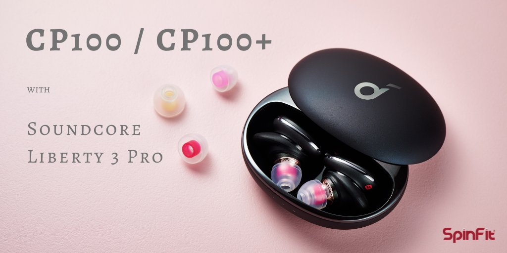 spinfitofficial's tweet photo. Our #CP100 and #CP100plus are recommended for the new king @soundcoreaudio #Liberty3pro!

https://t.co/RAhUOTKAYh https://t.co/Cy9VzBinEC