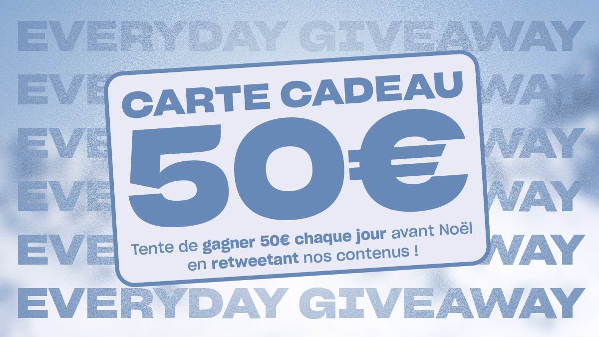 wethenewfr's tweet photo. Cette semaine le Friday Giveaway devient le Everyday Giveaway ! 🎁 ✨

Jusqu'au 24 décembre nous tirerons au sort chaque jour une personne qui aura retweeté un de nos tweets ! https://t.co/Ms6i0UR1Gs