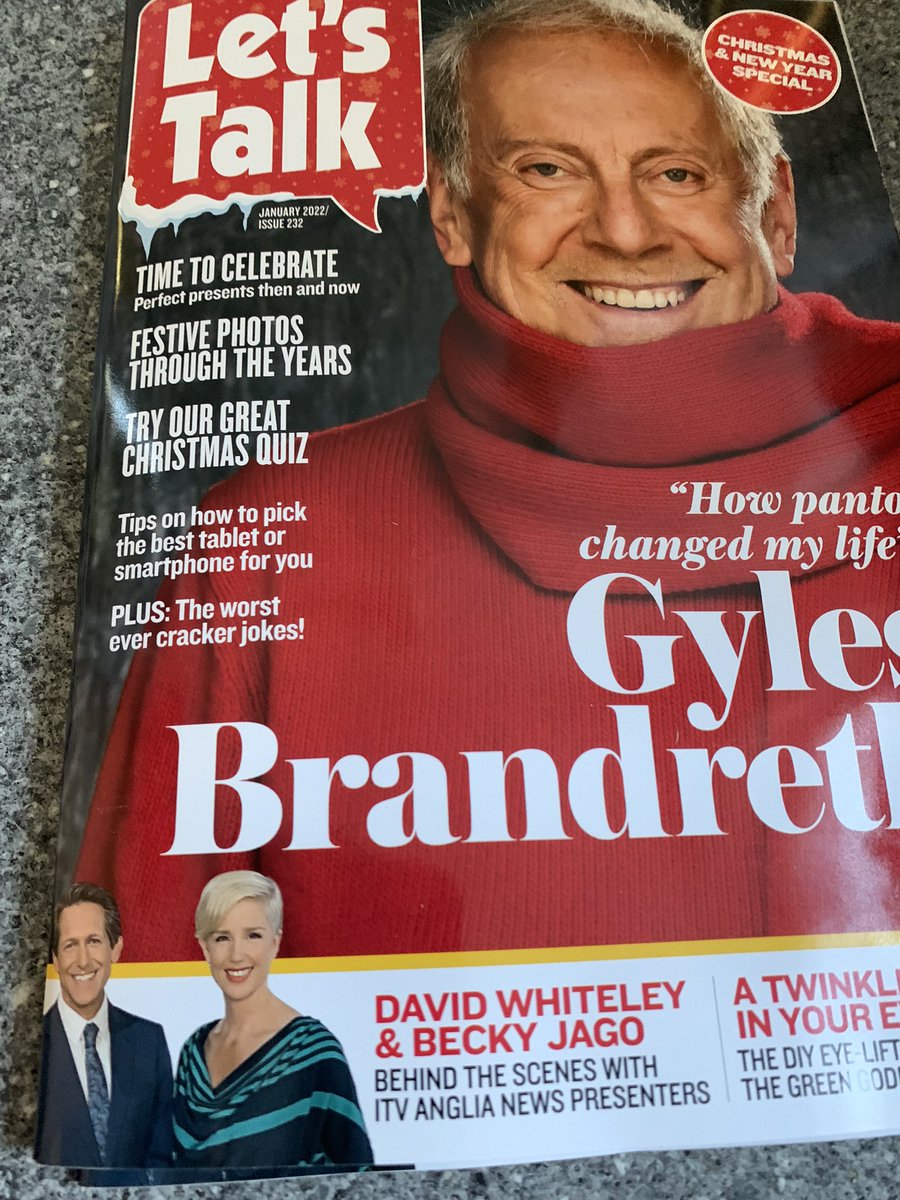 Last minute stocking filler for <a href="/itvanglia/">ITV News Anglia</a> fans! 😉😂 
Thanks so much to #LetsTalk magazine and <a href="/wirelessdc/">david clayton</a> for the write up. Me and @beckyjagoitv on our first six months on the programme together. Give her a medal! Merry Christmas 🎄