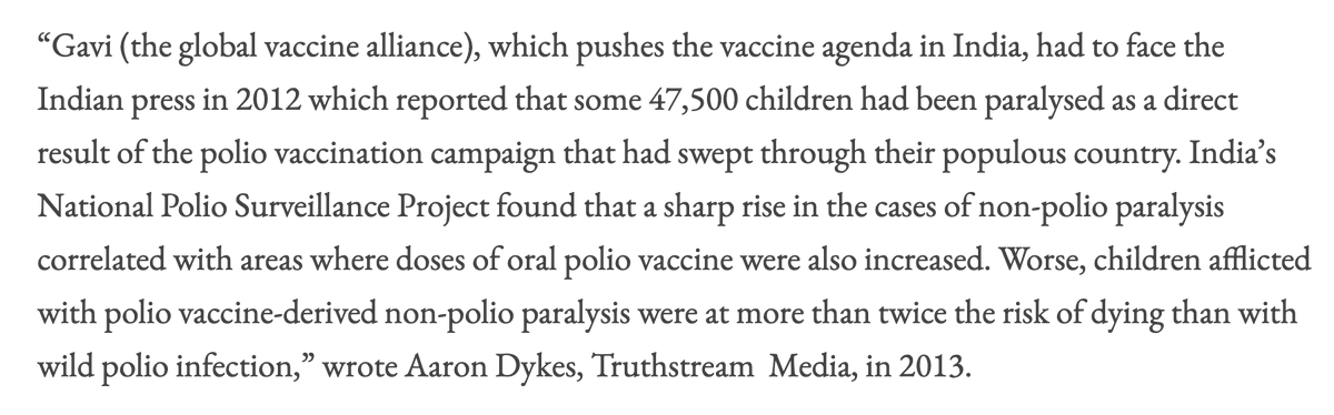 DrDev7's tweet photo. 47,500 children had been paralysed as a direct result of the polio vaccination campaign 
Read it
👇 https://t.co/2Pr0bUKyNM https://t.co/WUS5sjlvHJ