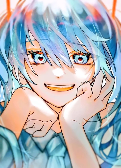 『マスター、今日も1日お疲れ様』

 #初音ミク  #イラスト 