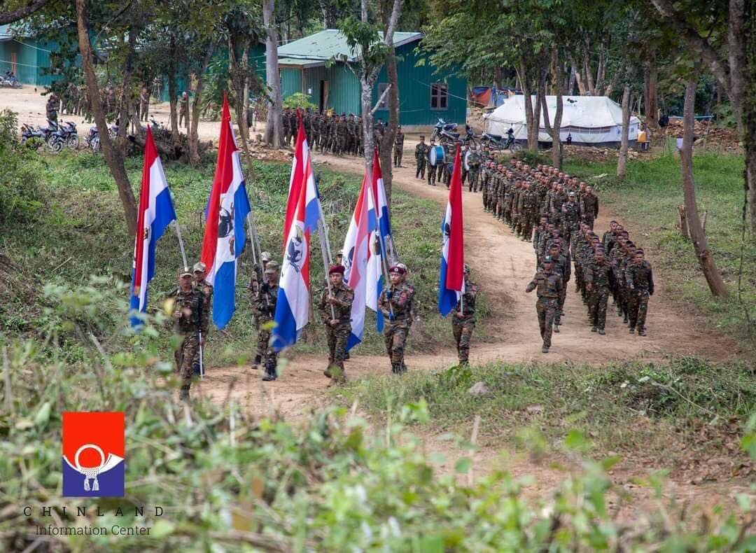 Chin World Media on X: "Graduation Ceremony of Batch (45): Basic Military Training of Chin National Army was held at a CNF/CNA camp in Chinland. Photo - Chinland Information Center #WhatsHappeningInMyanmar https://t.co/ZIhUUMJx8S" /