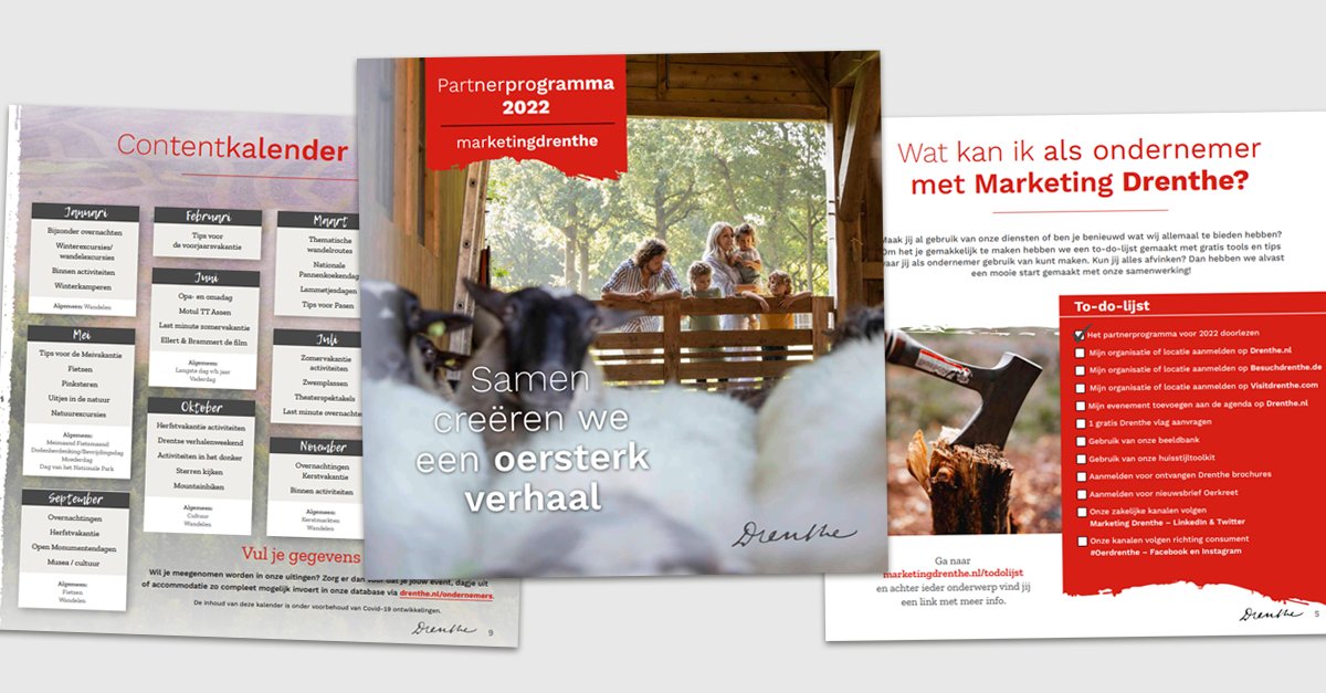 marketingdrenth's tweet image. Benieuwd naar onze plannen voor volgend jaar en hoe jij als ondernemer met ons kunt samenwerken? Lees het in ons Partnerprogramma voor 2022: lnkd.in/dePrZcdF.

#partnerprogramma #drentseverhalen #duitsemarkt #drenthe