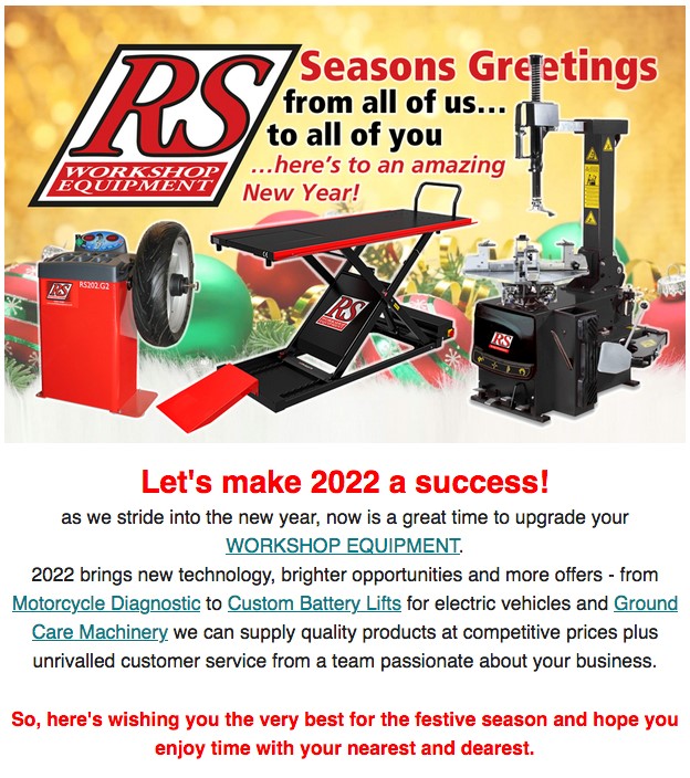 to all our customers and friends present and future...