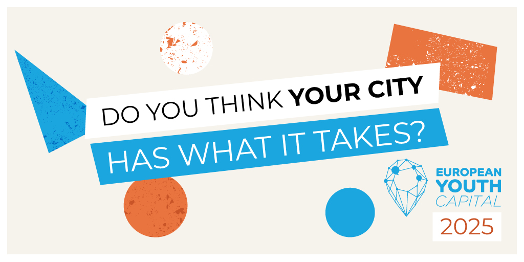 opens2019's tweet image. Apply now on neon.ly/NKozd and #YouthUp your city! 🌃

Become the next #EuropeanYouthCapital and take the opportunity to showcase your innovative ideas, projects and activities that contribute to the involvement of young people in all aspects of city life. 🚲🪁🎡