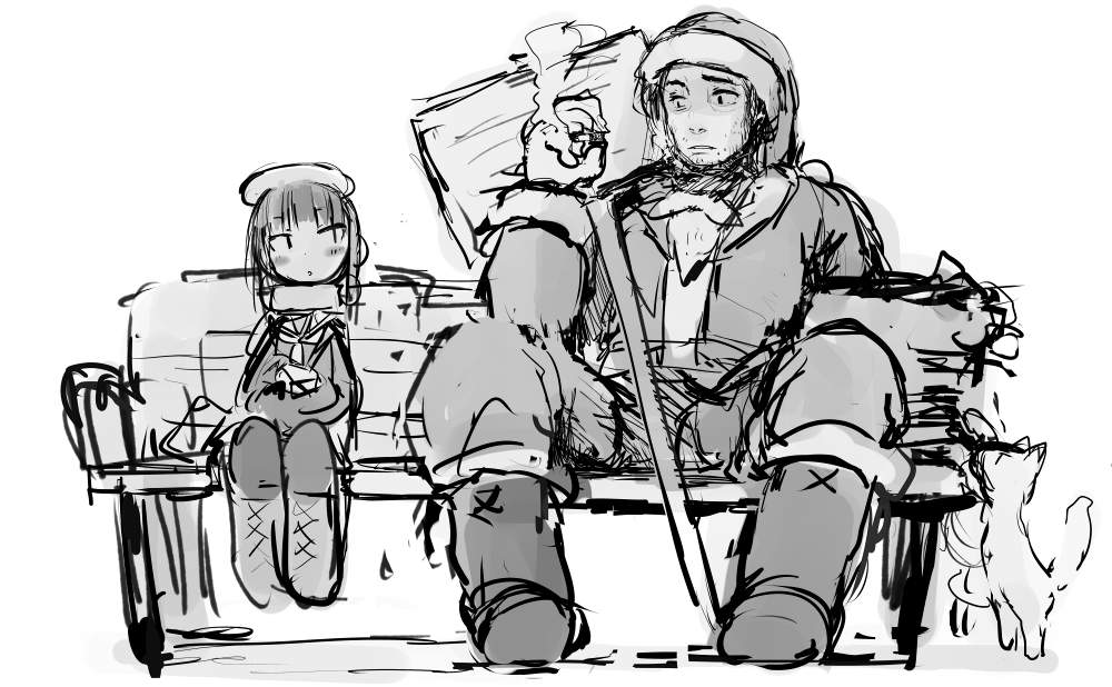 クリスマスっぽい絵 