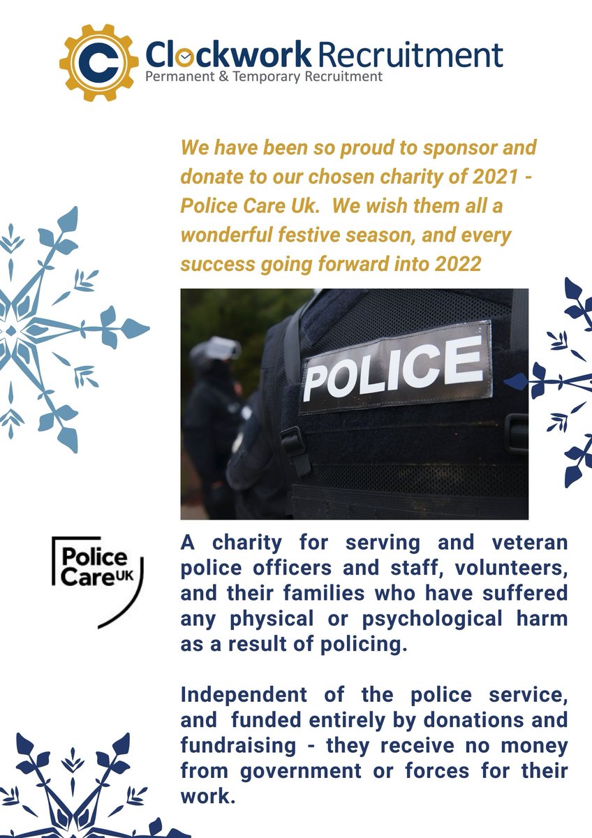 #SurreyCharity #PoliceCare #supportlocal
Police Care UK - Find out how you can support.
policecare.org.uk