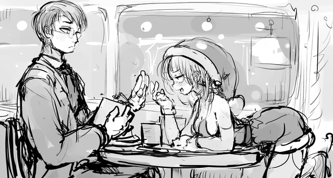 くりすますっぽい絵 その2 