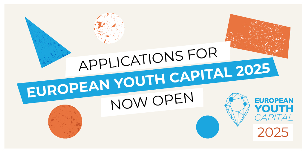 opens2019's tweet image. Apply now on neon.ly/NKozd and #YouthUp your city! 🌃

Become the next #EuropeanYouthCapital and take the opportunity to showcase your innovative ideas, projects and activities that contribute to the involvement of young people in all aspects of city life. 🚲🪁🎡